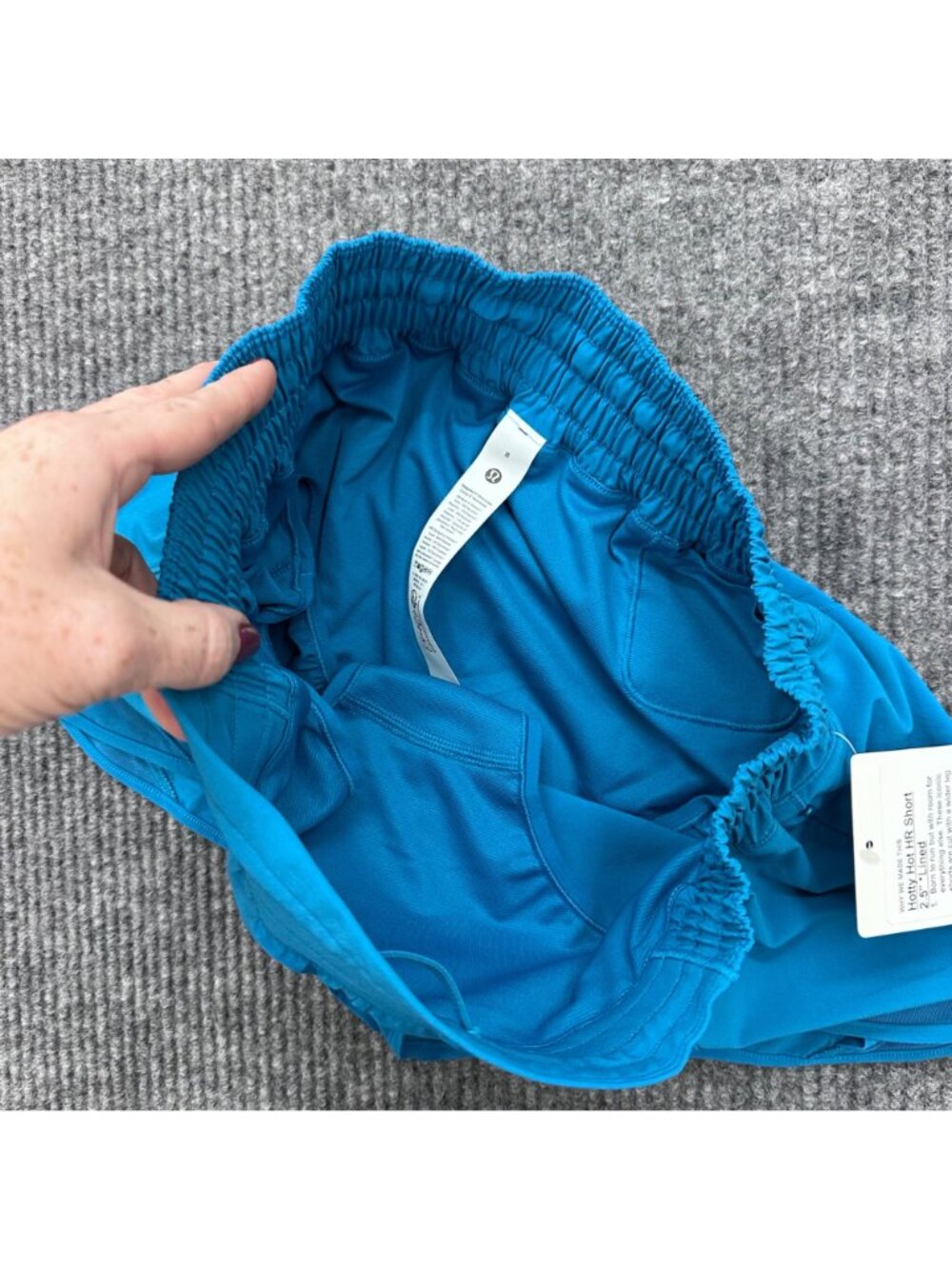 Lululemon Hotty Hot 2.5" HWIB Lined Running Shorts LW7DE5S Womens size 8 NEW - Picture 3 of 7